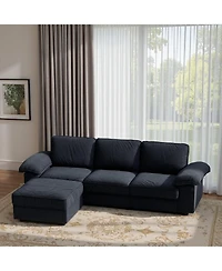 Streamdale Furniture L-Shaped Sectional Sofa with Hidden Storage
