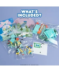 Hamee Sanrio Hello Kitty and Friends Holiday Collection Cute Building Block Set Fan Gift, Birthday, Stress Relief, Party Favor, Collectible Toy