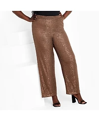 City Chic Women's Avery Sequin Pant