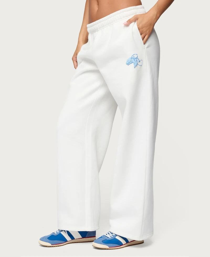 Edikted Women's Keychain Cutie Straight Leg Sweatpants