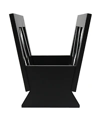 Oceanstar Contemporary Solid Wood Magazine Rack