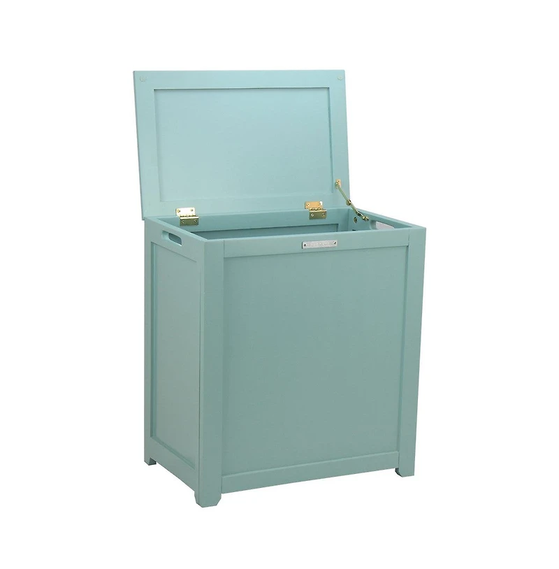 Oceanstar Storage Laundry Hamper, Turquoise