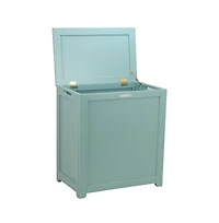 Oceanstar Storage Laundry Hamper, Turquoise