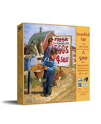 SunsOut Scrambled Eggs 500 piece Jigsaw Puzzle