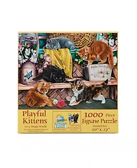 SunsOut Playful Kittens 1000 piece Jigsaw Puzzle for Adults