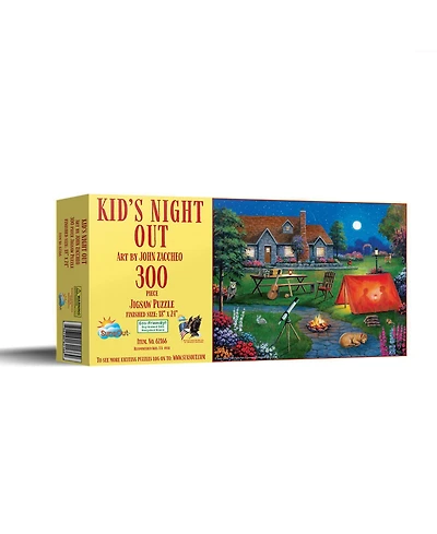 SunsOut Kids Night Out 300 piece Jigsaw Puzzle for Adults