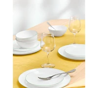 Arch Studio Opal Glass Rim 12-Pc. Dinnerware Set, Service For 4