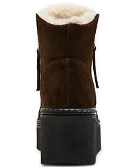 Steve Madden Women's Drift-f Platform Zipper Wedge Booties