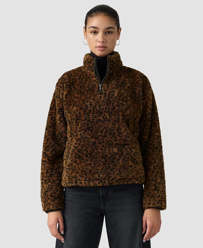 Levi's Women's Gemma Quarter-Zip Sweatshirt