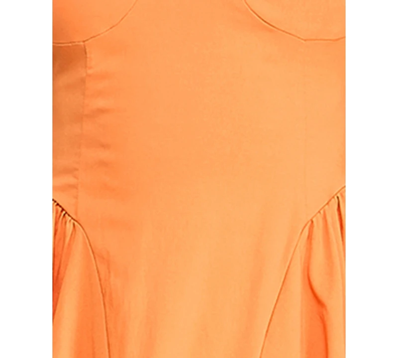 Katia Rae Juniors' Sweetheart-Neck Bow-Back Dress