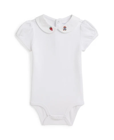 Polo Ralph Lauren Baby Girls' Peter Pan Collar Bodysuit