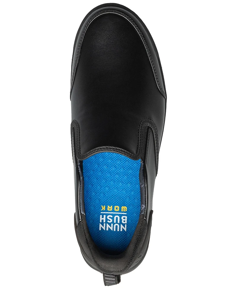 Nunn Bush Men's Kore City Walk Work Slip-On Shoes