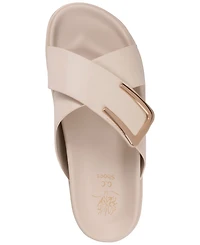 Gc Shoes Women's Buckle Detail Slip-On Sandals