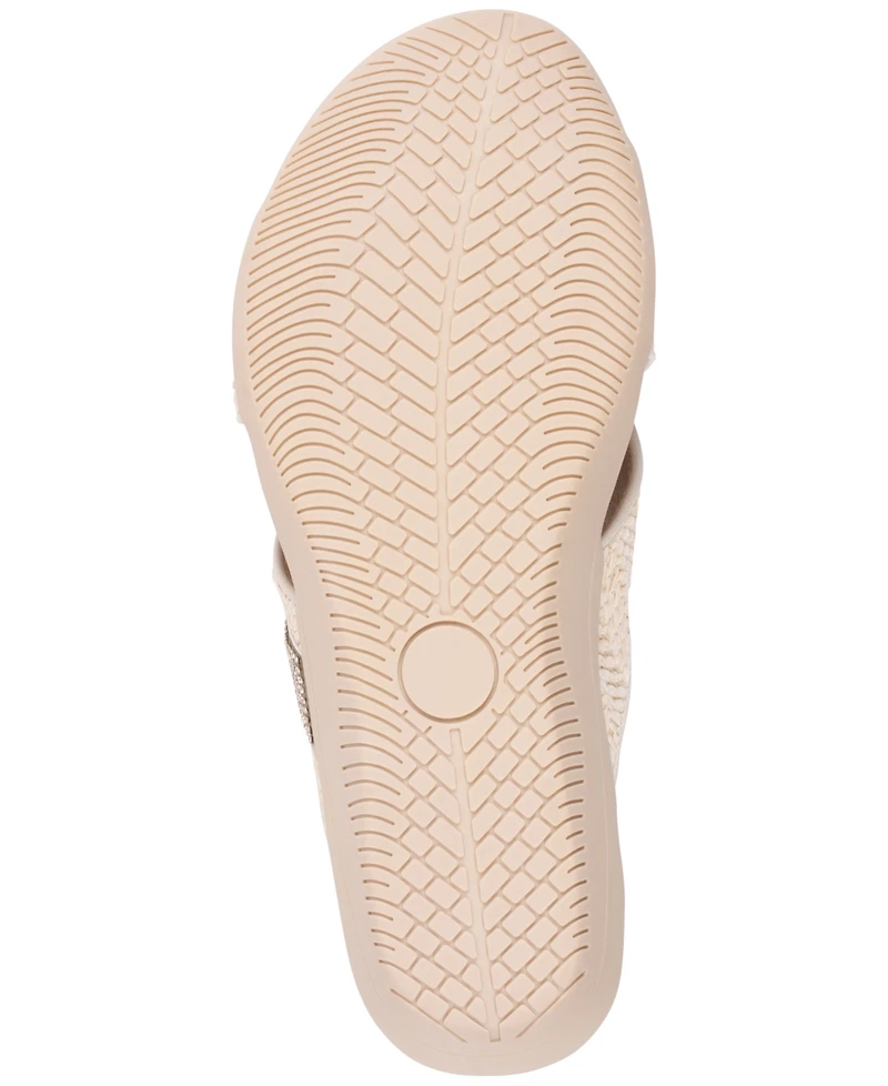 Gc Shoes Women's Woven Detail Slip-On Sandals