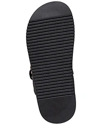 Gc Shoes Women's Buckle Detail Slip-On Flat Sandals