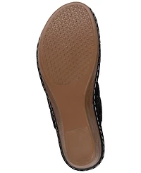 Gc Shoes Women's Slip-On Wedge Heel Sandals