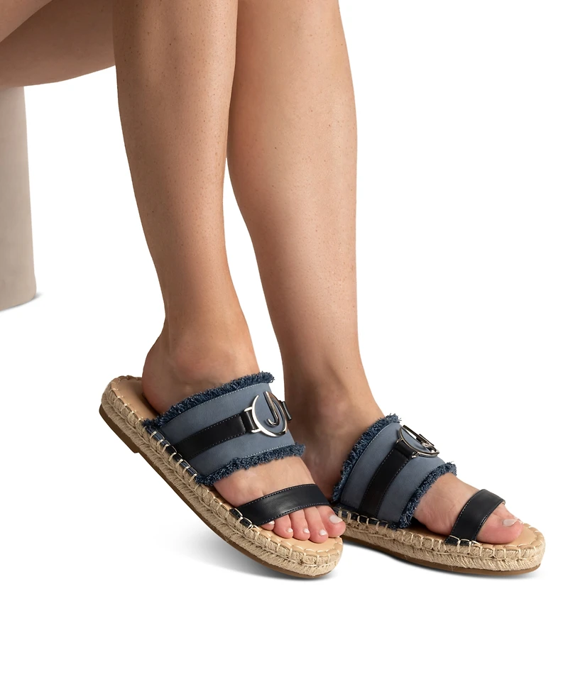 Journee Collection Women's Keelee Slip-On Espadrille Sandals
