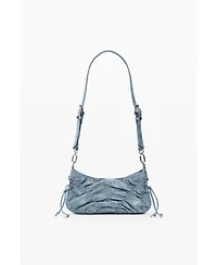 Desigual Women's Small ruched denim bag