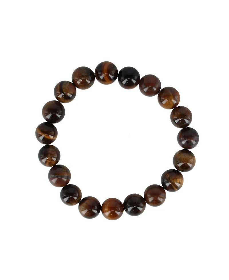 Trafalgar Raja Tiger Eye Stretch Beaded Bracelet
