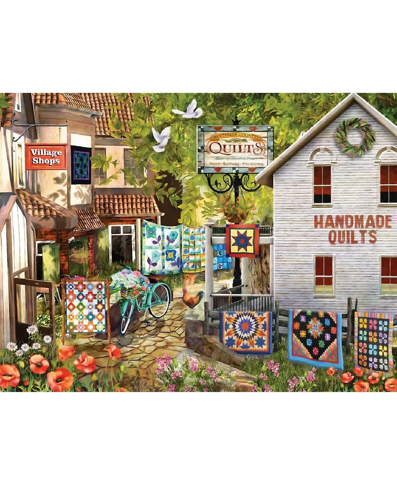 SunsOut Village Shops 1000 piece Jigsaw Puzzle for Adults