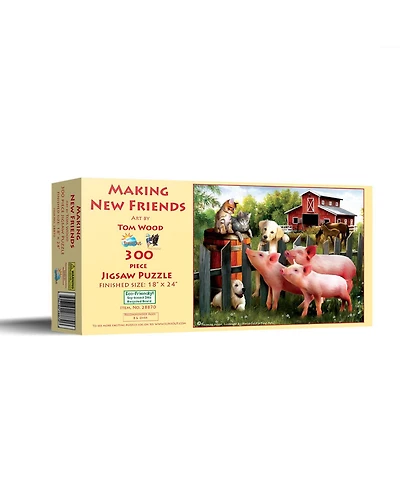 SunsOut Making New Friends 300 piece Jigsaw Puzzle for Adults