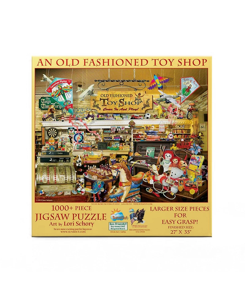 SunsOut An Old Fashioned Toy Shop 1000 piece Jigsaw Puzzle for Adults Large Pieces