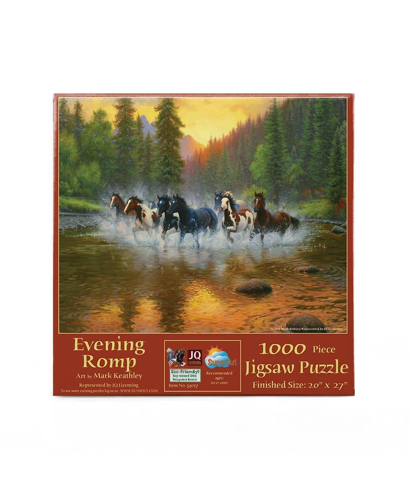 SunsOut Evening Romp 1000 piece Jigsaw Puzzle for Adults