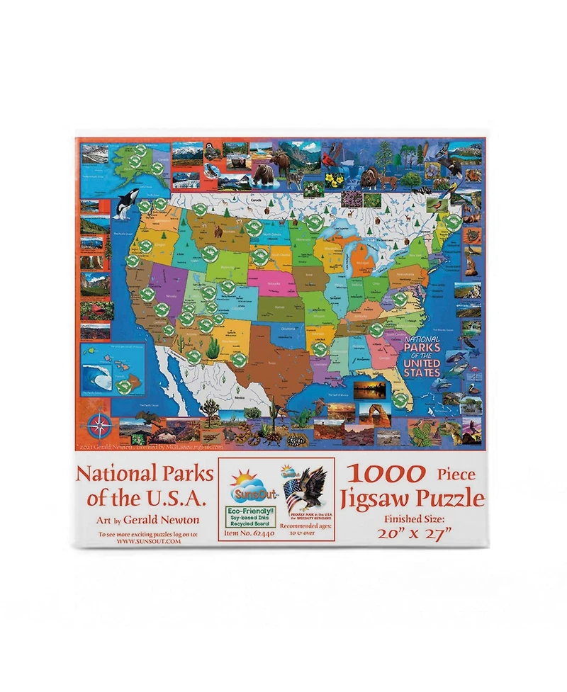 SunsOut National Parks of the Usa 1000 piece Jigsaw Puzzle for Adults