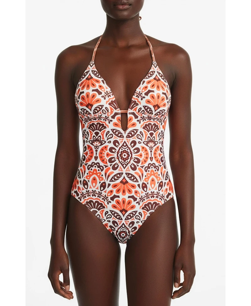 Jessie Zhao New York Women's Savanna Reversible One Piece Swimsuit
