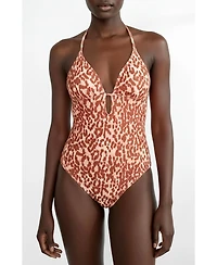 Jessie Zhao New York Women's Savanna Reversible One Piece Swimsuit