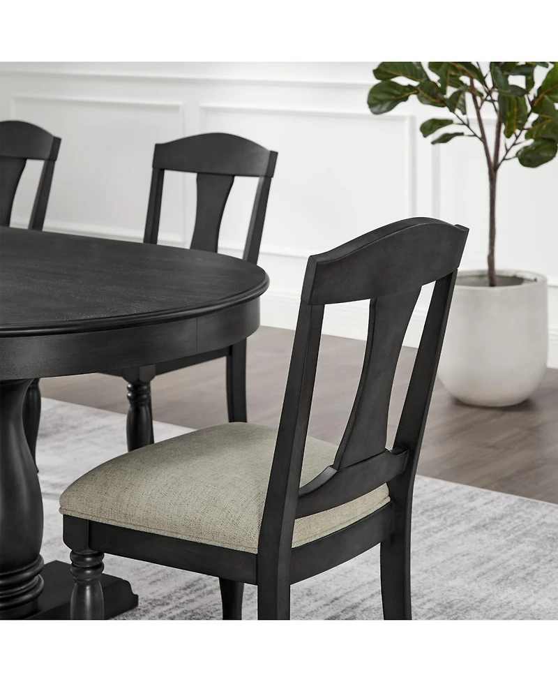 Streamdale Furniture Mid-Century Modern Upholstered Dining Chairs (Set of 2) for Kitchen, Living Room