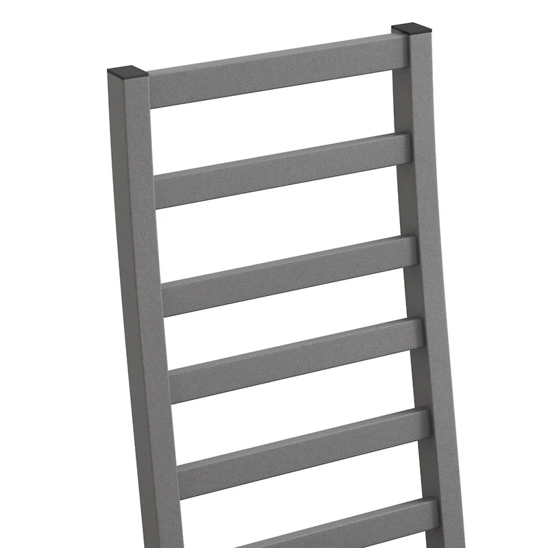 Streamdale Furniture Set of 4 Modern Metal Dining Chairs with Pu Leather Seats