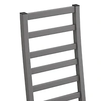 Streamdale Furniture Set of 4 Modern Metal Dining Chairs with Pu Leather Seats