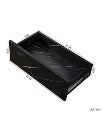 Streamdale Furniture Led Coffee Table with Storage & Shelf