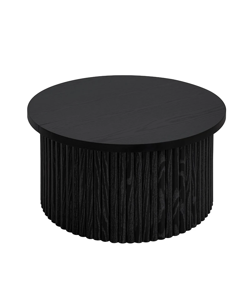 Streamdale Furniture Modern Round Coffee Table Accent Table