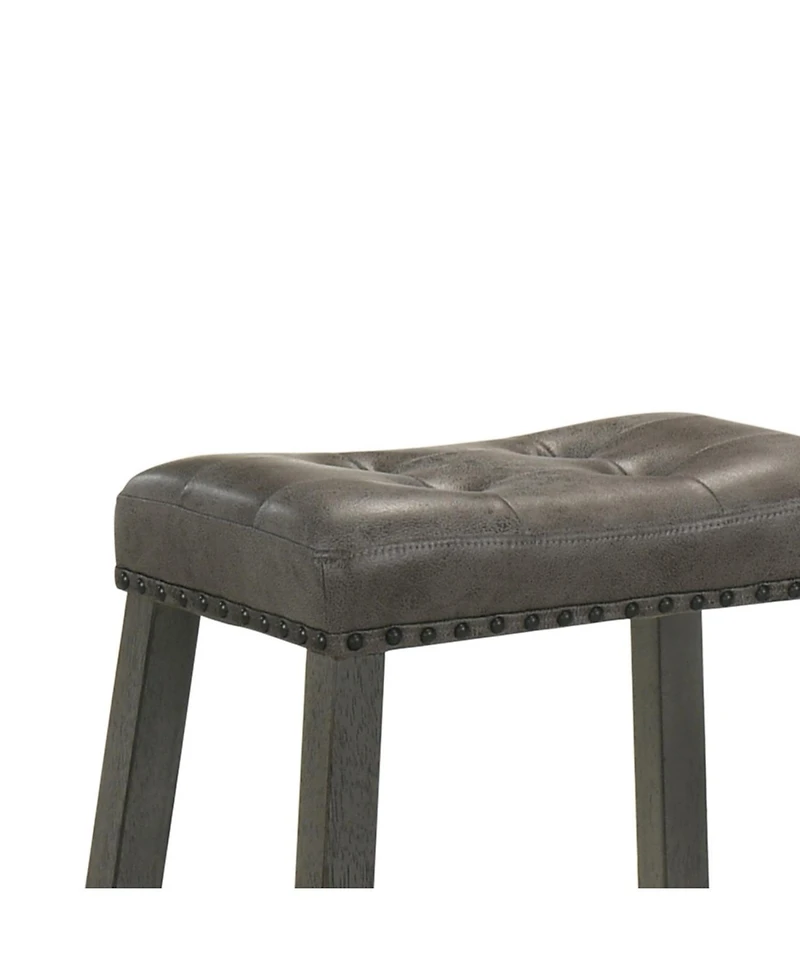 Streamdale Furniture Rustic Backless Counter Stool Set of 2