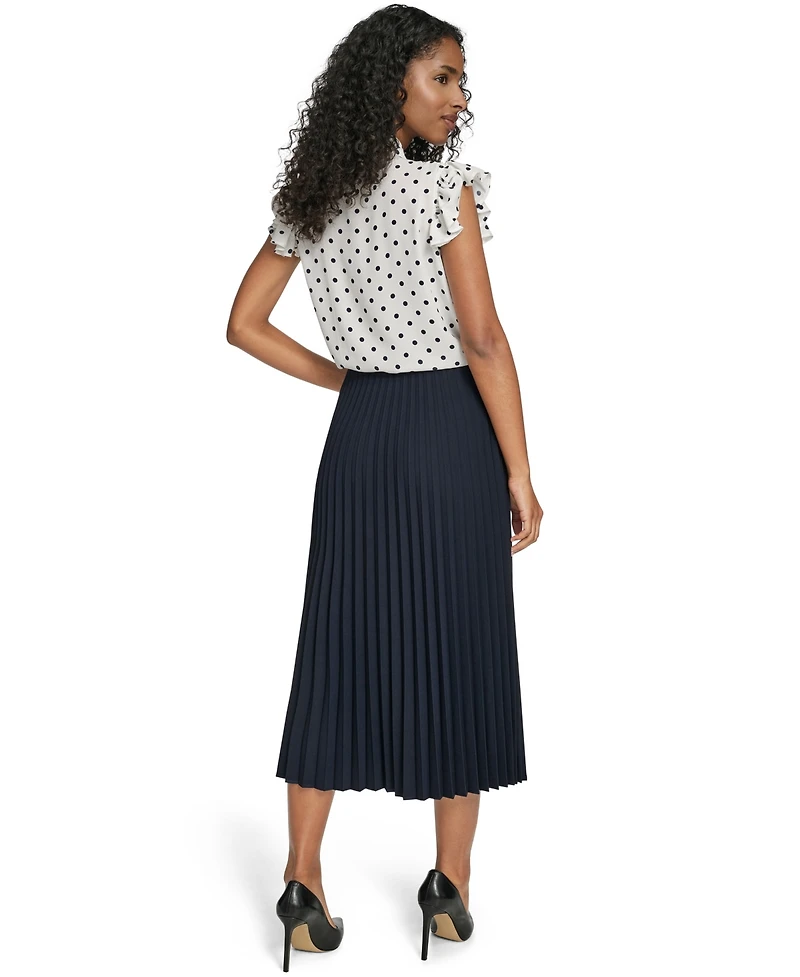 Tommy Hilfiger Women's Pleated Pull-On Skirt