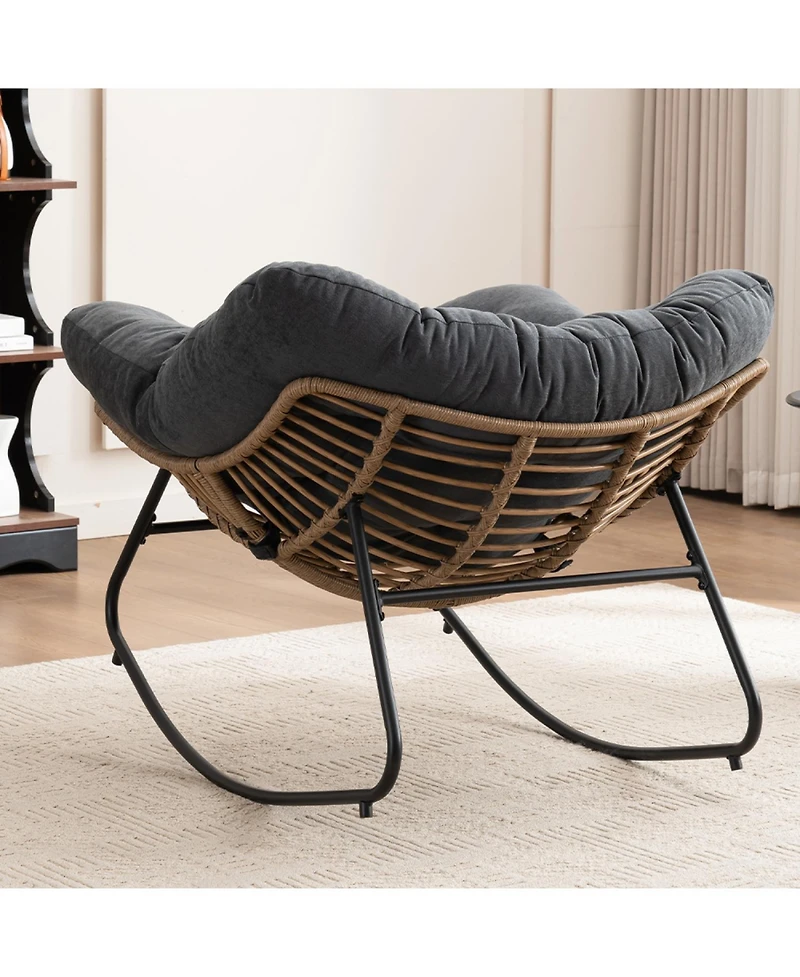 Streamdale Furniture Chenille Rocking Accent Chair