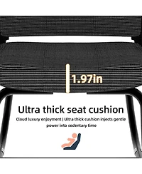 Streamdale Furniture Metal Frame, Soft, Modern Office Chair