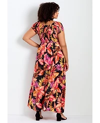 Avenue Women's Raelynn Shirred Bodice Dress