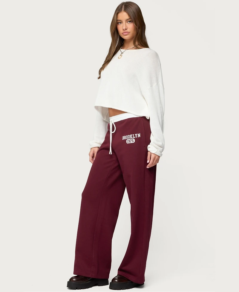 Edikted Womens Brookie Sweatpants