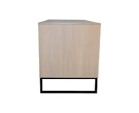 Zeus & Ruta Modern Wooden Cat House with Scratching Mat 47.64x21.46x25.98in 76.4lbs