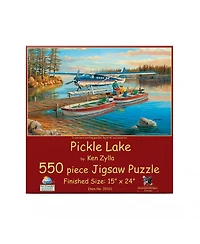 SunsOut Pickle Lake 550 piece Jigsaw Puzzle for Adults Fathers Day