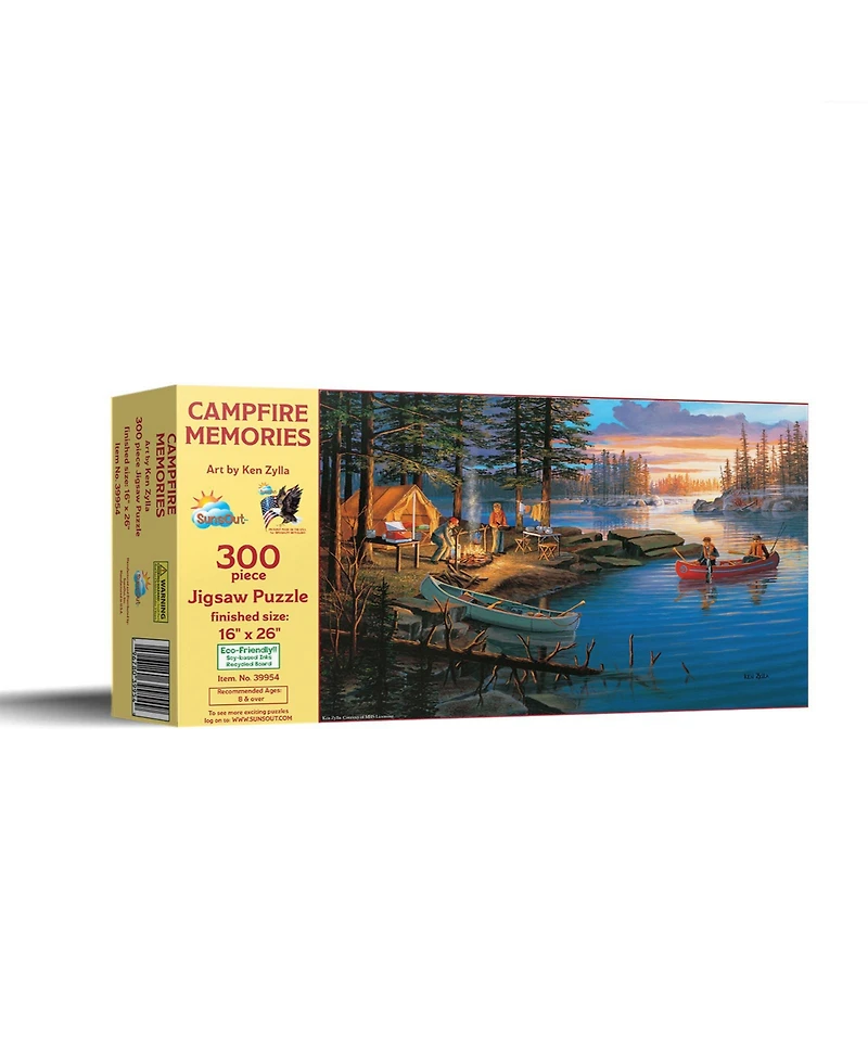 SunsOut Campfire Memories 300 piece Jigsaw Puzzle for Adults