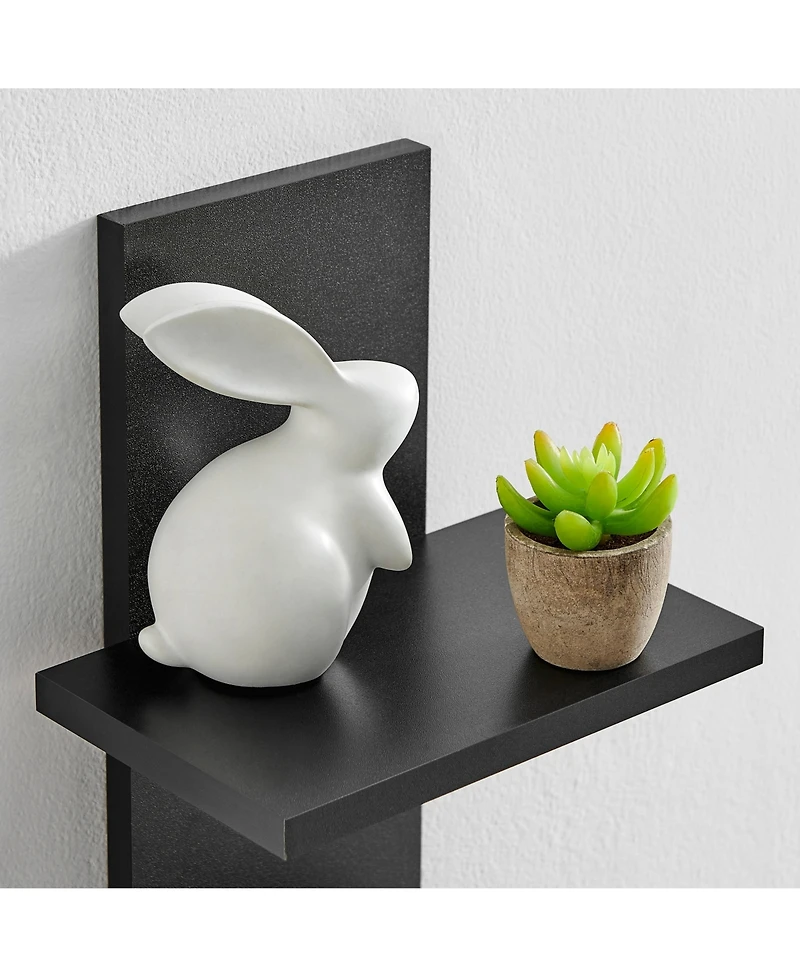 Danya B Arica Utility Column 4-Tier Spine Wall Shelves