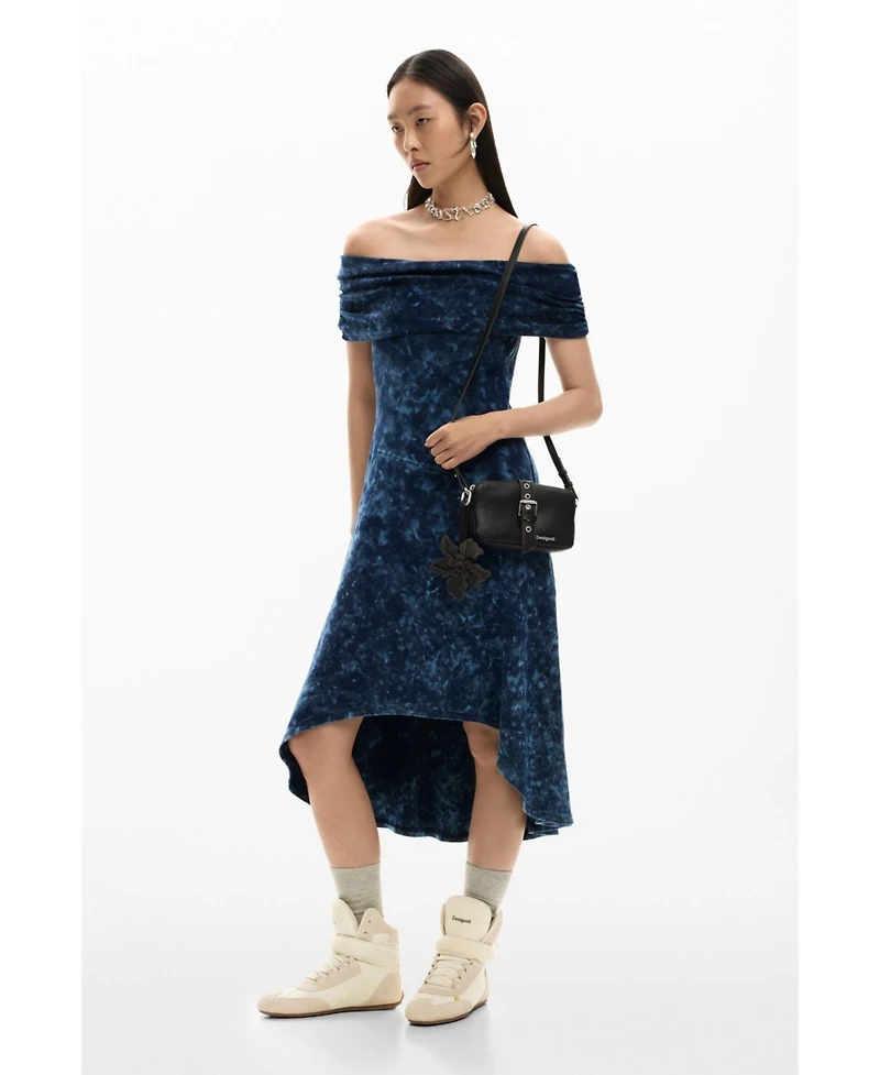 Desigual Women's Bag with flower appliques