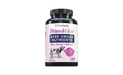 Vitauthority Primal Glow Beef Organ Caps, 180ct