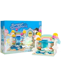 Hamee Sanrio Hello Kitty and Friends Summer Wunderland Water Theme Park Building Block Set Fan Gift, Party Favor, Stress Relief, Collectible Toy