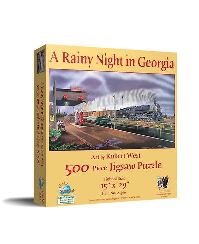SunsOut A Rainy Night in Georgia 500 piece Jigsaw Puzzle for Adults