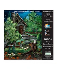 SunsOut Fairyland and Fireflies 1000 piece Jigsaw Puzzle for Adults Large Pieces